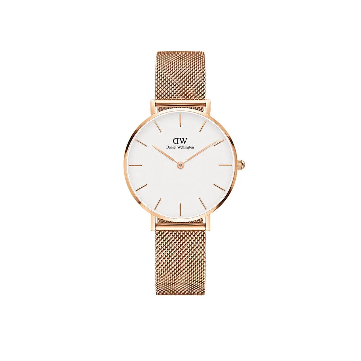 Petite 32mm Melrose - Rose Gold & White Watch