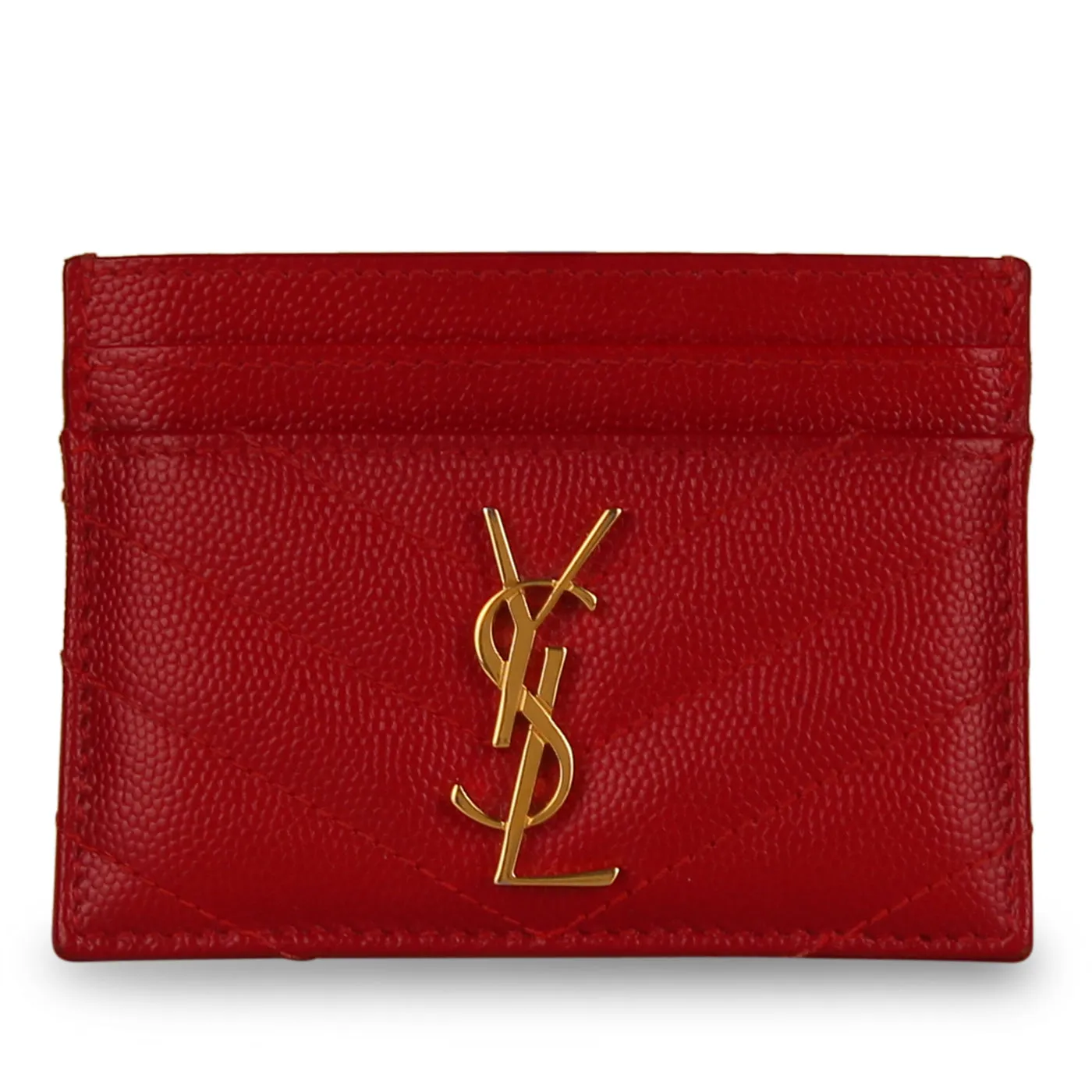 Red Chevron Card Holder
