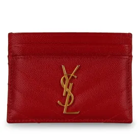 Red Chevron Card Holder