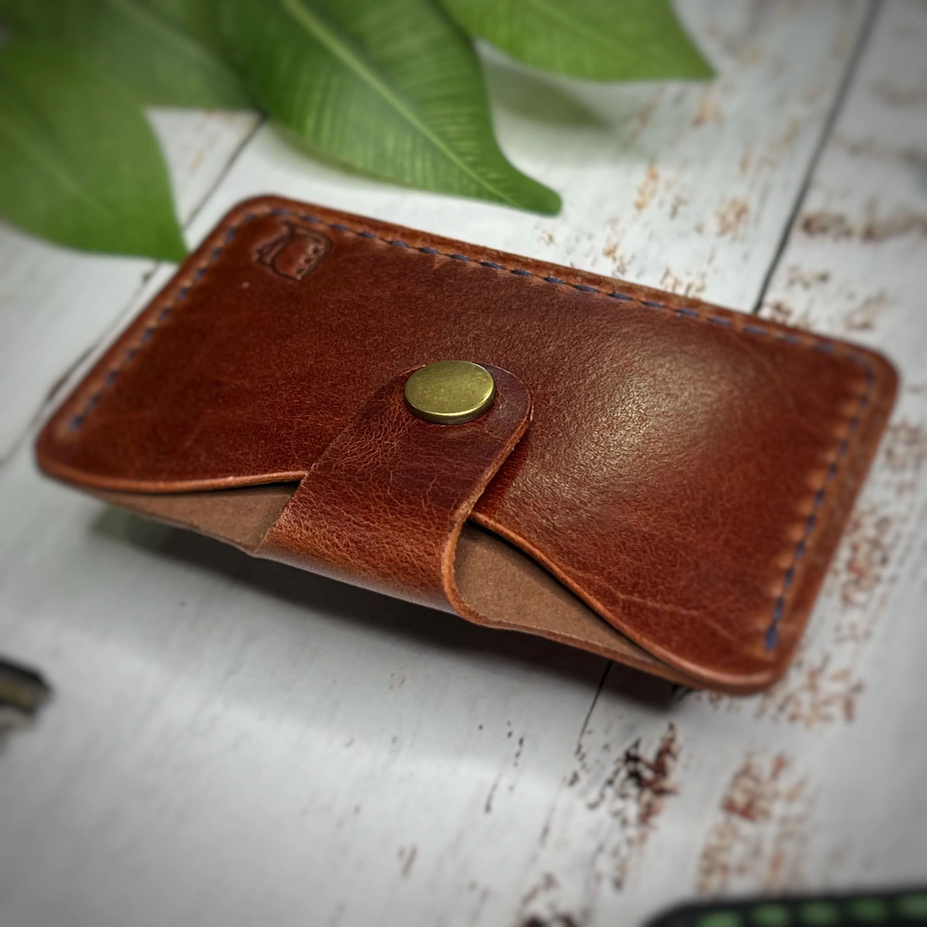The Tupelo | Handmade Vegetable Tanned Leather Card Holder
