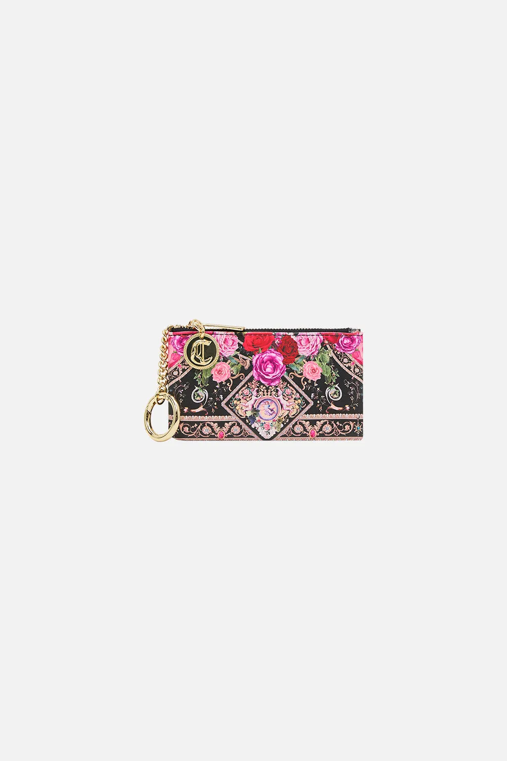 ZIPPED CARDHOLDER POUCH RESERVATION FOR LOVE